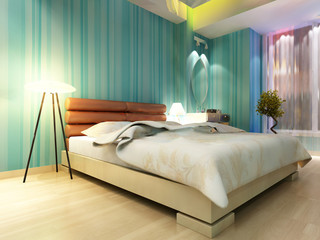rendering bed room,so comfortable.