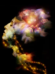Deurstickers Elements of The Mind © agsandrew