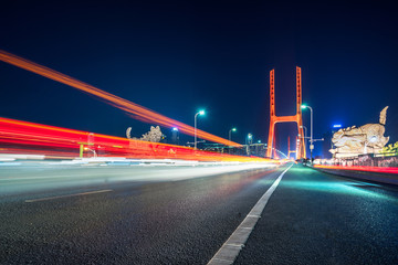 urban skyline with cityscape in Nanchang,China.