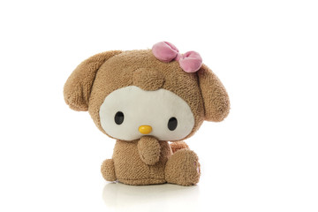 doll isolated on white background