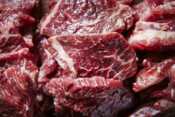 Fresh raw beef 