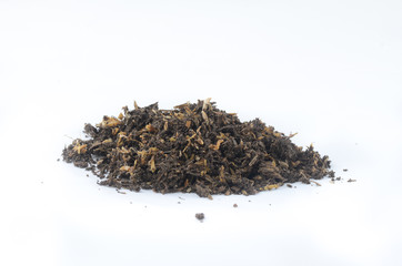 Pile of Soil Isolated on White Background