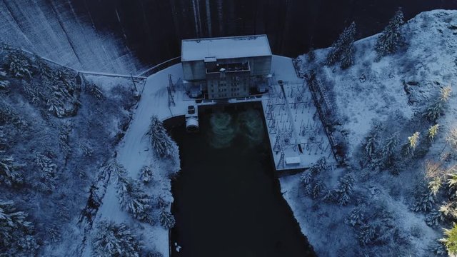 Alder Dam aerial views