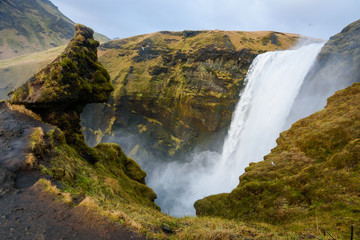 Skógafoss waterfall, south of Iceland