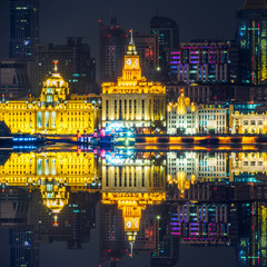 Fototapeta na wymiar Shanghai skyline in China.