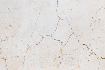 cracked white wall as a background