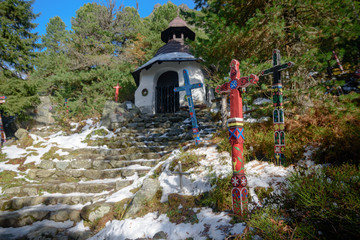 Cemetery in High Tatras National Park, Slovakia