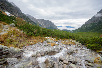 View in High Tatras National Park, Slovakia