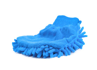 Car washing mitt glove isolated