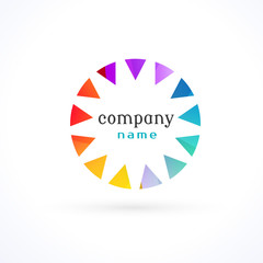 vibrant colorful logo concept