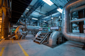 Fototapeta na wymiar Machine Process in Electric Power Plant