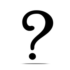 Question mark vector sign