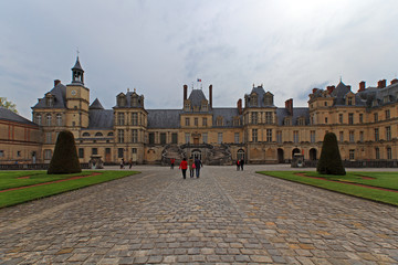 Fontainebleau palace, France 