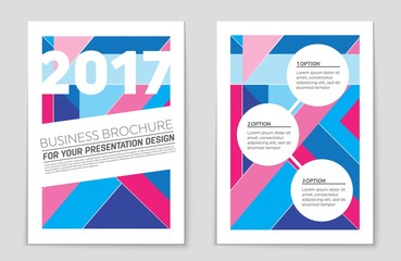 Obraz premium Abstract vector layout background set. For art template design, list, front page, mockup brochure theme style, banner, idea, cover, booklet, print, flyer, book, blank, card, ad, sign, sheet,, a4.