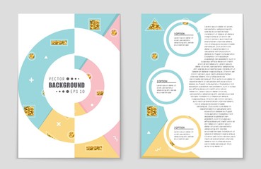 Abstract vector layout background set. For art template design, list, front page, mockup brochure theme style, banner, idea, cover, booklet, print, flyer, book, blank, card, ad, sign, sheet,, a4.