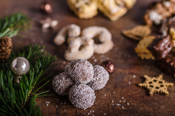 Christmass cookies, candy