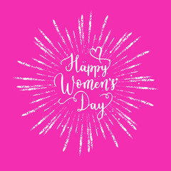 Love greeting card, poster with border, wreath, garland. Vector holiday background with hand lettering.