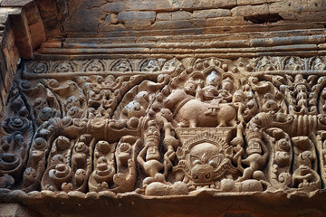 Bas-relief on the tower