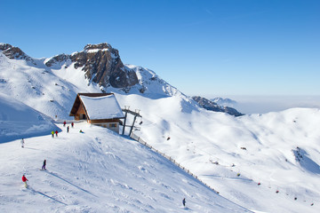 Winter in alps