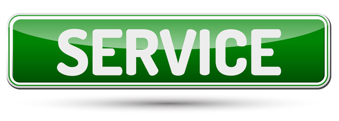 SERVICE - Abstract beautiful button with text.