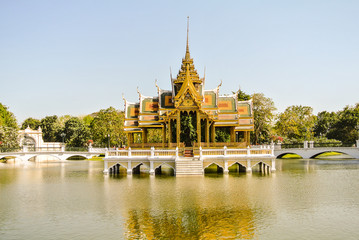 Bang Pa-In Royal Palace or the Summer Palace, is a palace complex formerly used by the Thai kings in Ayutthaya Province Thailand.