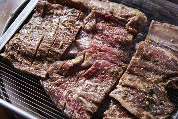 Grilled beef