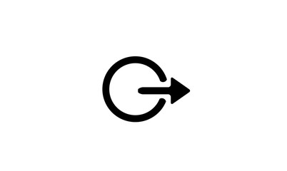 Sign out icon illustration design