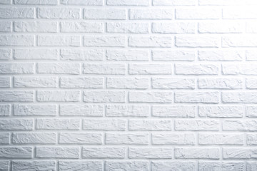 Background of the white brick wall