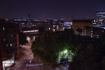 Fototapeta na wymiar Bristol At Night