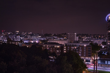 Fototapeta na wymiar Bristol At Night