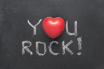 you rock heart