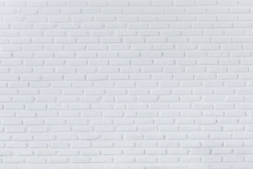 Pattern of white brick wall background and textured, Seamless white brick wall background