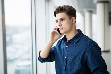 Man talking on the phone