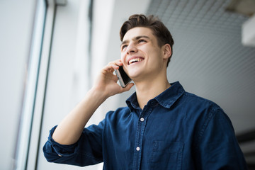 Man talking on the phone