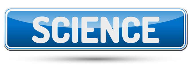 SCIENCE - Abstract beautiful button with text.
