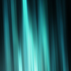 Abstract cyan aurora background, illustration.