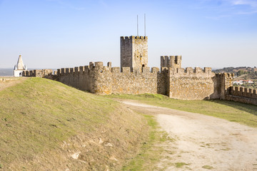 Fototapeta na wymiar ancient castle in Arraiolos city, Évora District, Portugal
