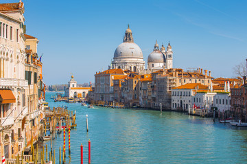 Fototapeta na wymiar Venice city and the canal in Venice Italy