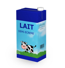 Lait en brique