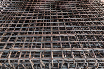 Wire steel rods use in building construction site