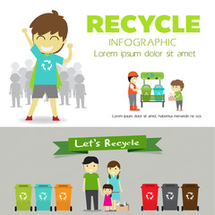 recycle infographic - 137665072