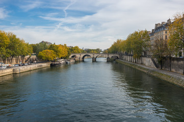 Naklejka premium The river Seine in Paris