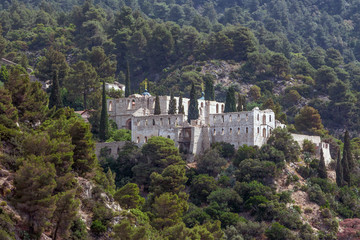 Fototapeta na wymiar Abandoned monastery, Mount Athos