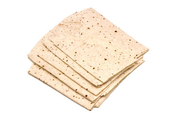 Traditional Turkish flatbread, Yufka Bread or philo dough bread -YUFKA EKMEK - Bread baked on sheet iron.