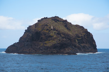 small island in the ocean