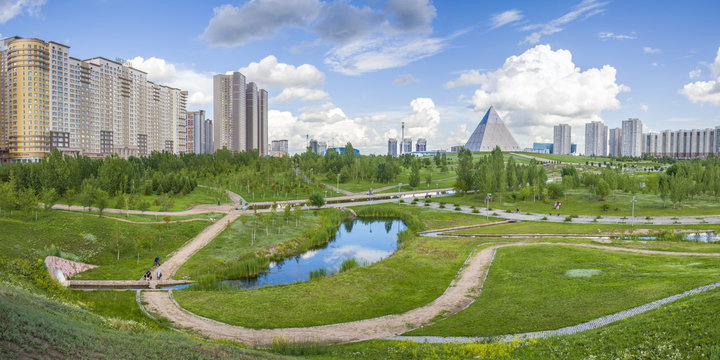 President Park in Astana, Kazakhstan