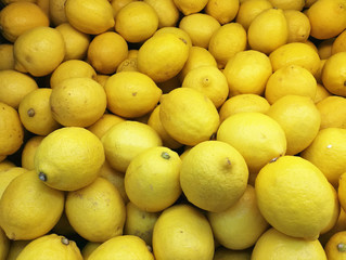 fresh lemon at vegetable  market