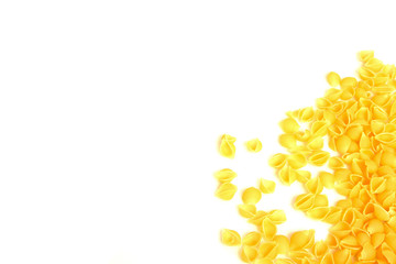 Pasta isolated on white background