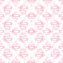 Seamless pattern.water ink paint splash texture background