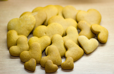 Hearts and shapes for the dough